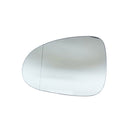 Left Mirror Glass Suitable for VW Touareg 7P 07/11-2018 Heated Convex With Base