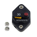 15/20/25/30/40/50A AMP Circuit Breaker Waterproof 12V 32V DC Manual Reset