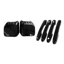 Door Handle & Rearview Mirror Cover Suitable For Prado LC250 2024 Glossy Black
