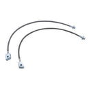 2x Extended Braided Brake Lines Suitable for Nissan Patrol GQ Y60 GU Y61 2-6 inch Lift