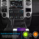 12V Car Cigarette Lighter Socket Dual QC3.0 USB Ports Fast Charger Power Adapter