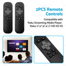 2PCS Remote Control Replacement Suitable for ROKU 1 2 3 4 Telstra TV 1 TV 2