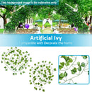 12x2M Green Plastic Leaf Foliage Artificial Ivy Suitable For Decorating Homes 12x2M Green Plastic Leaves