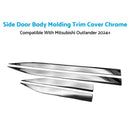 Side Door Body Molding Trim Cover Chrome Suitable For Mitsubishi Outlander 2024+