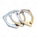 Universal Exhaust Flange Plate Set Stainless Steel 76mm - 3 inch  111mm 9mm