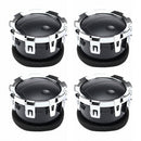 4x Dash Air Vents Black Chrome Suitable For Ford F-250 F-350 Super Duty 08-16