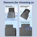 Floor Boot Frunk Mat Set 3D All-Weather Suitable For Model Y 2025-On Juniper RHD