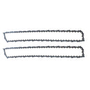 2X Chainsaw Chain 10 Inch Suitable For Ozito OCS-018 PXCCSS-018 3/8LP 043 Gauge