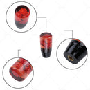 Suitable For JDM 10CM Clear Red Real Flowers Manual Gear Stick Shift Knob Lever Shifter