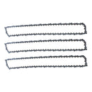 3x Chainsaw Chain 14 inch  3/8LP 050 Gauge 52DL Suitable For Husqvarna 321 333 334