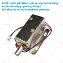 Round Electronic Solenoid Latch Lock 12V 0.6A Electric Release Assembly Catch