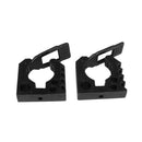 2x Car Rubber Clamps Bases Adapter 25-45mm Shovel Axe Retainer Fixing Holder