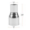 Steel Exhaust Pipe Adapter Reducer 2 to 3 Inch OD Suitable For 2.25 / 2.5 / 3 Inch Tubes