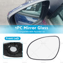 Left Side Mirror Glass with Back Plate Suitable for Hyundai i30 2007-2012