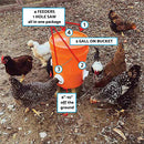 Chicken Feeder DIY Port PVC Gravity Fed Chicke Feeder
