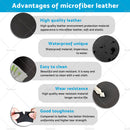4PCS Black Leather LH RH Door Armrest Panel Cover Suitable For VW Jetta Golf MK5