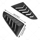 2x Side Window Louvers Sun Shade Cover Suitable For Ford Mustang 2015-2022