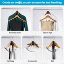 30PCS Closet Clothes Hanger Connector Hook Closet Space Organizer Space Saving