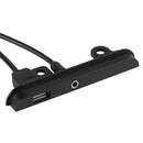 Suitable For Toyota 2 DIN Fascia car Facia dash kit side trims Brackets + usb aux port
