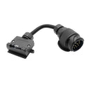 13 Pin Plug to 7 Pin Flat Socket For Trailer Adaptor Caravan Wiring Connector