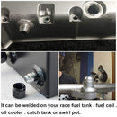 AN10 Male Aluminium Weld On JIC Bungs x 2 Fitting -10AN JXSS032-10-A