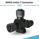 NMEA2000 5 Pins T Connector for Garmin Lowrance Simrad B&G Navico Networks Black