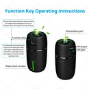 USB Car Air Purifier Diffuser Aroma Oil Humidifier Mist Led Night Light Home