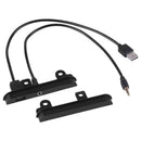 Suitable For Toyota 2 DIN Fascia car Facia dash kit side trims Brackets + usb aux port