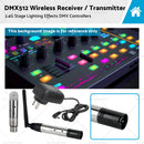 DMX512 Wireless Receiver Transmitter 2.4G Stage Lighting Effects DMX Controllers