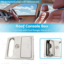 Roof Console Box Sunglass Holder Suitable For Ford Ranger Mazda BT50 12-20 Gray