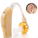 Digital Rechargeable Hearing Aid Aids Kit Behind the Ear Sound Voice Amplifier