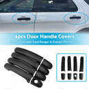 Black Door Handle Cover Suitable For Ford Ranger & Everest PX1 PX2 UA 2011-2018