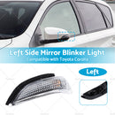 Side Mirror Turn Signal Light Lamp Compatible with TOYOTA COROLLA Left Side