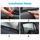 Window Shade Black Suitable For Toyota RAV4 2005-2012 UV Protection Window