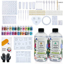 Epoxy Resin 1:1 AB Kit Craft Coating UV Color Pigment Paste Liquid Silicone Mold