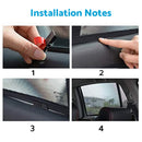 Magnetic Mesh Sun Blind Shades Suitable for Volvo XC90 2015-Current On Front/Rear