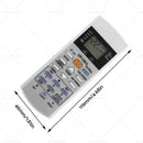 A/C Air Conditioner Remote Replacement Suitable for Panasonic A75C3012, A75C3762