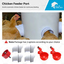 Chicken Feeder DIY Port PVC Gravity Fed Chicke Feeder