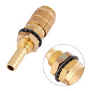 Unimig Razor Female Quick Gas Connection with 6mm Barb Argon Hose Suitable For Kemppi Style TIG