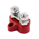 1x Bus Bar M8-M8 2 Post 12V-24V Terminal Blocks Positive Distribution 150A Red