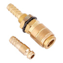 Unimig Razor Female Quick Gas Connection with 6mm Barb Argon Hose Suitable For Kemppi Style TIG