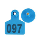 100X SMALL 5x4cm LIVESTOCK EAR TAGS SHEEP COW PIG CATTLE NUMBERED ANIMAL PLASTIC