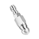Stainless Steel Sewer Jetter Nozzle For Pressure Washer w/1/4 inch Connect for Drain