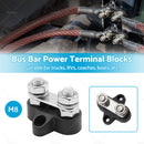 5/16 inch  12V-24V M8 Bus Bar Terminal Blocks Negative Positive Distribution Stud
